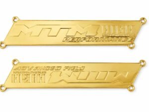 Electroplated Gold Metal Signage