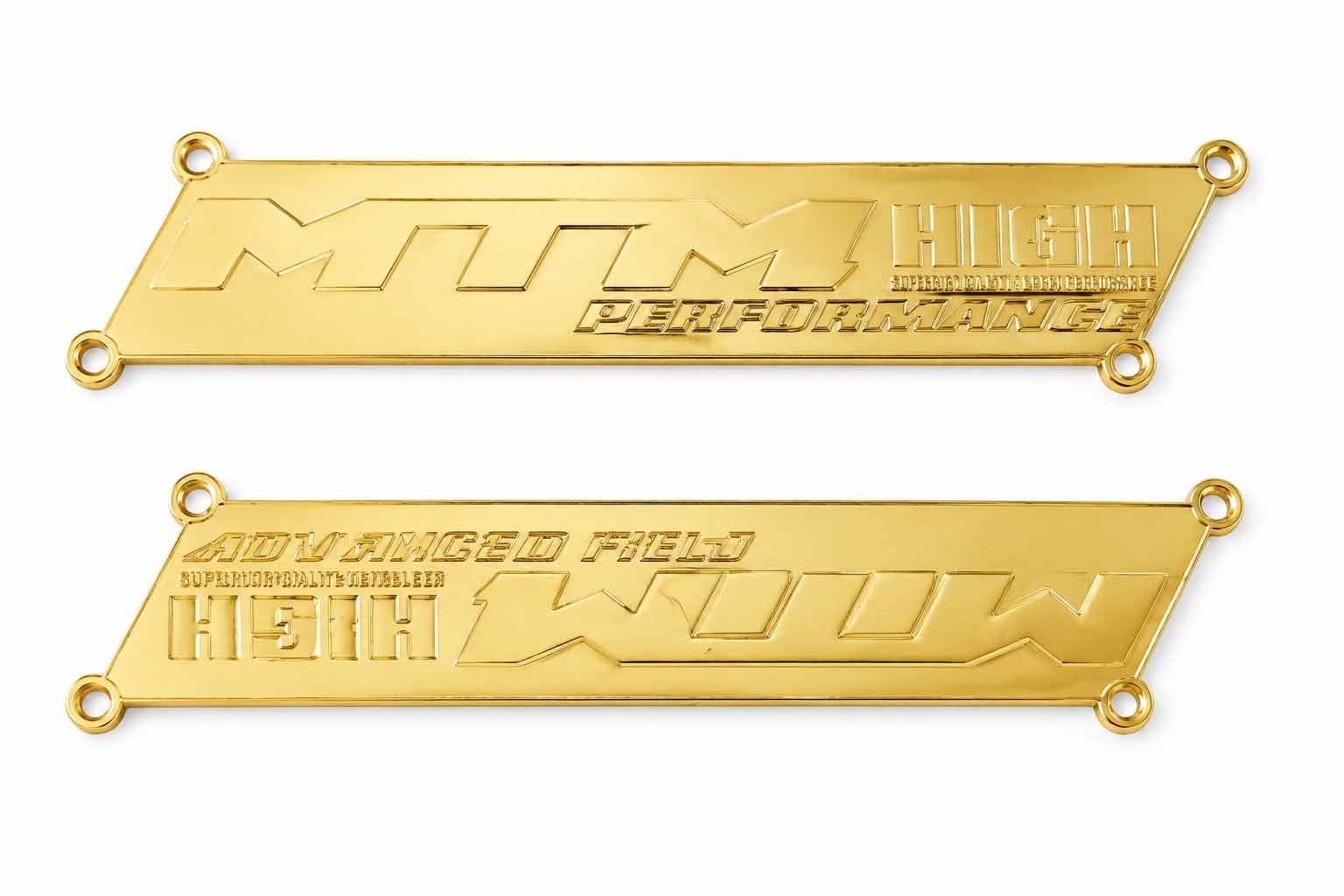 Electroplated Gold Metal Signage