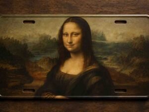 Customized decorative license plates