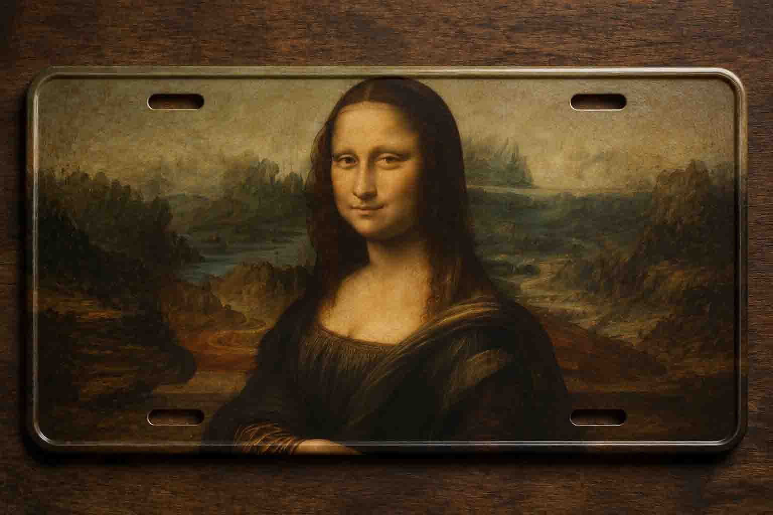 Customized decorative license plates